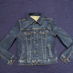 Polo Ralph Lauren Kids‎ Blue Denim Trucker Jacket Size 12 Wash Cotton